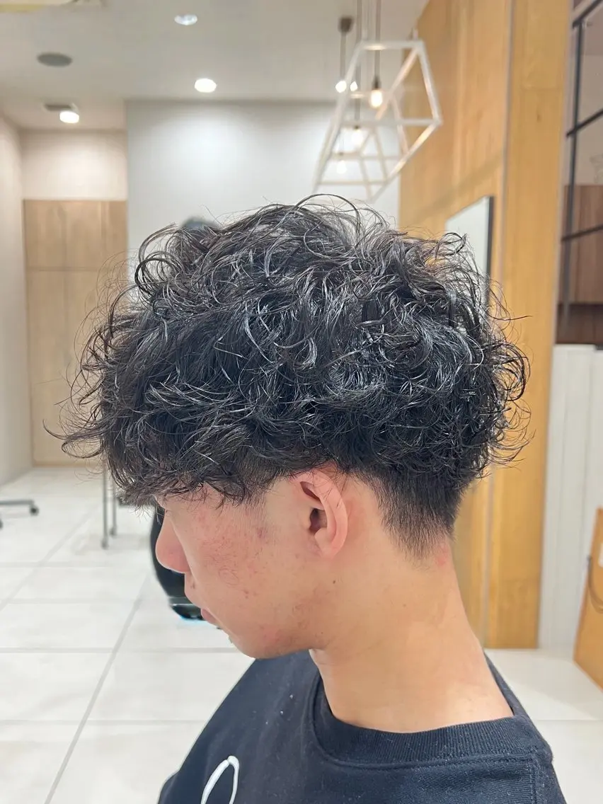 メンズ カット パーマ メンズ特化🔥パーマ 支持率1🔥たけしのヘアスタイル
