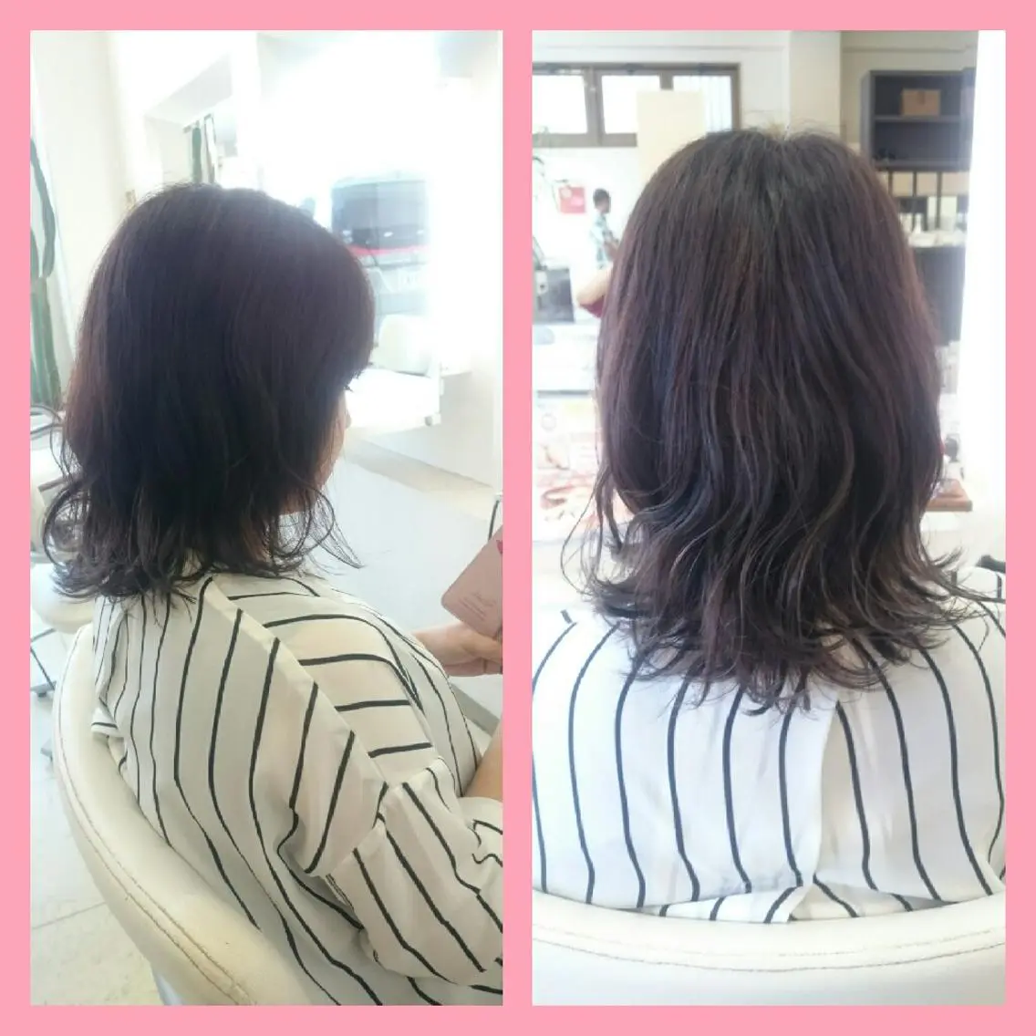 ミディアム カラー ｷﾝｼﾞｮｳ ｴﾅﾐのヘアスタイル