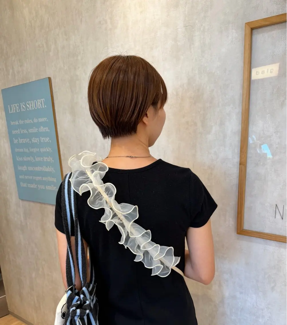 ショート 佐々木 彩羽のヘアスタイル