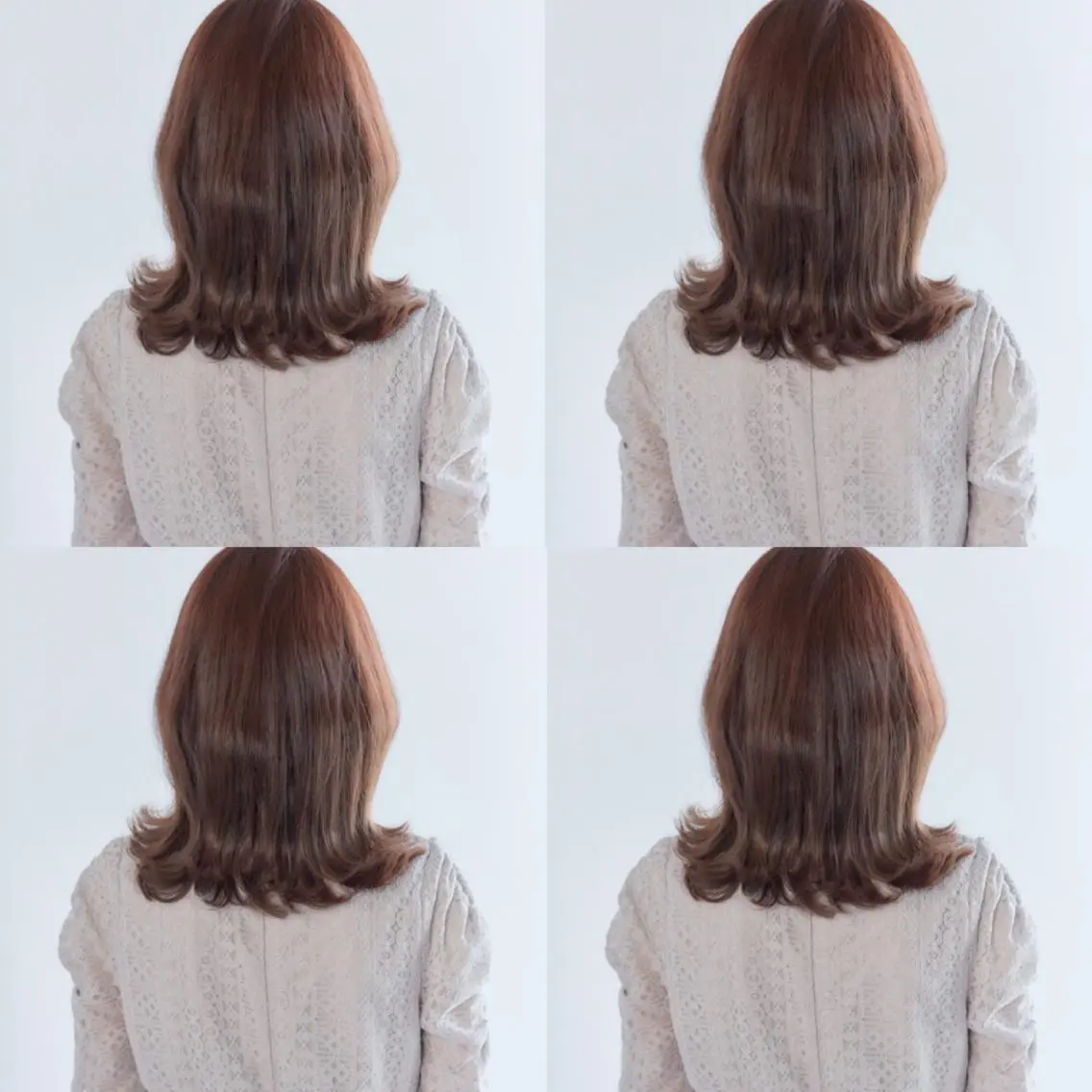 ミディアム カラー カット ヘアカラー トリートメント 透明感/オリーブ/ グレージュ/YUKAのヘアスタイル