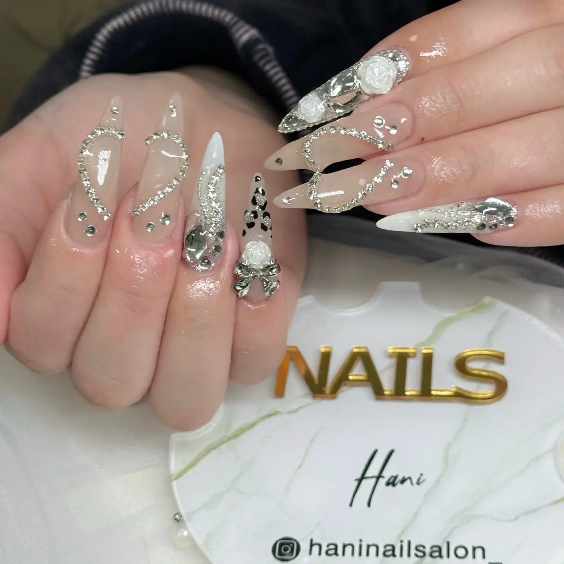 ネイル フットネイル フレンチネイル グラデーション 韓国ネイル ロングネイル Hani Nail XUKAのネイルデザイン