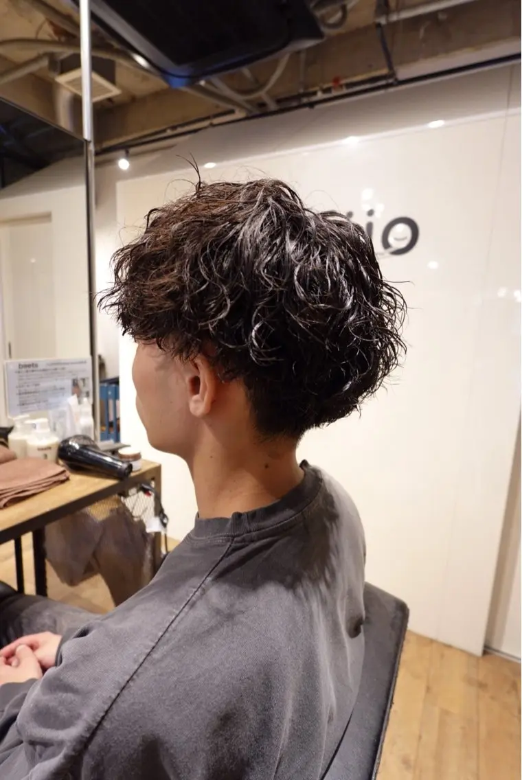 パーマ 前田 尚輝のヘアスタイル