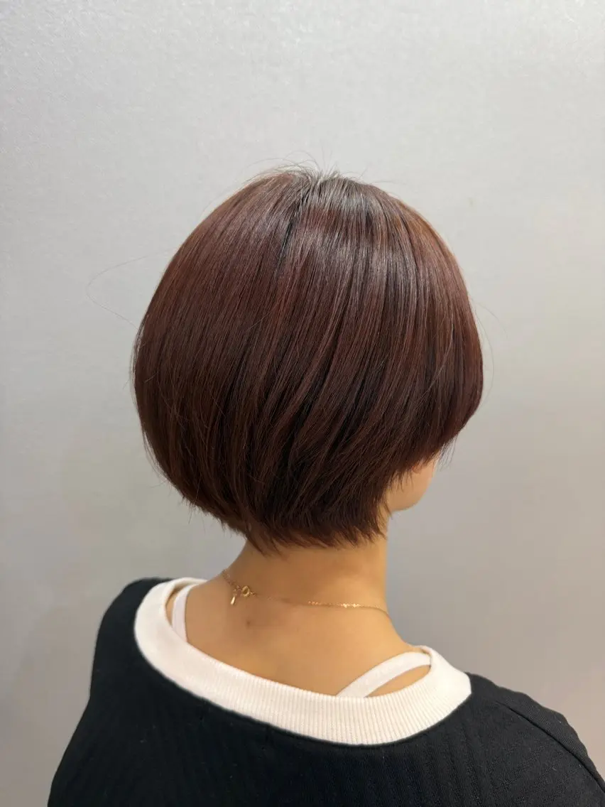 ショート カラー ヘアカラー 透明感カラー/パーマ 🌀アオノのヘアスタイル