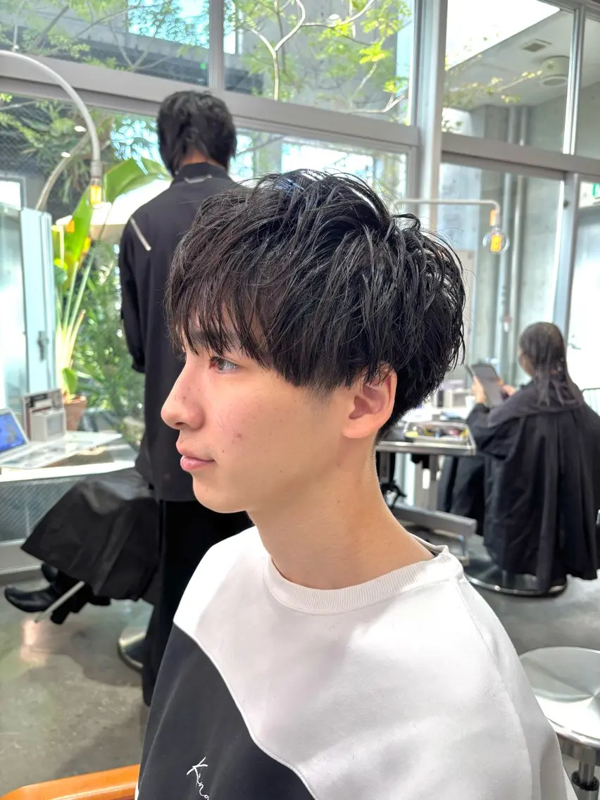 メンズ マッシュ 刈り上げ カット 恵比寿/egerie prime/井向幹滉のヘアスタイル