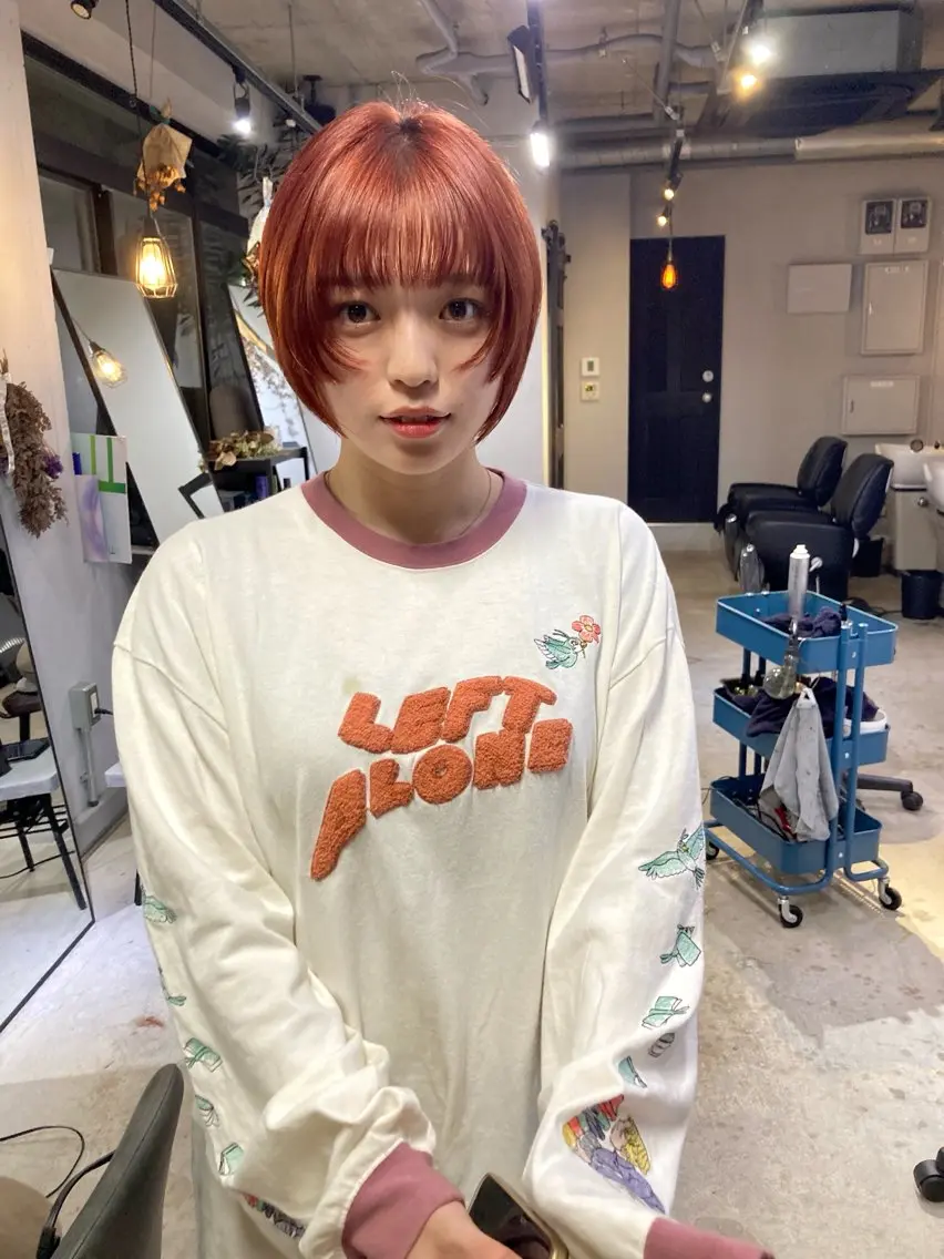 ショート 髪質改善 似合わせカット 縮毛矯正 トリートメント カット 新井 広樹のヘアスタイル
