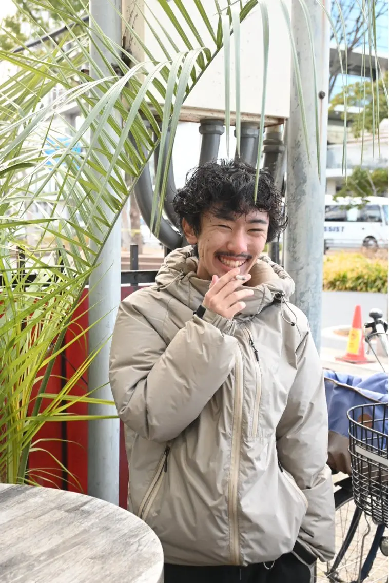 パーマ 崎園 佑真のヘアスタイル