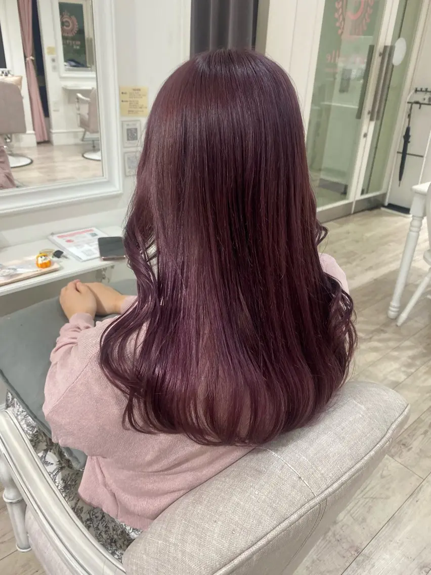 セミロング カラー ヘアカラー トリートメント ベージュカラー /aibiのヘアスタイル