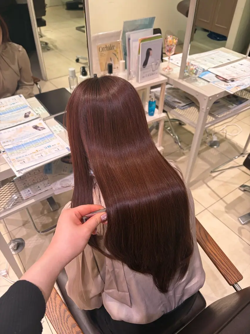 カラー カット ヘアカラー トリートメント Yu-ki🫧 /カラー指名No.1のヘアスタイル