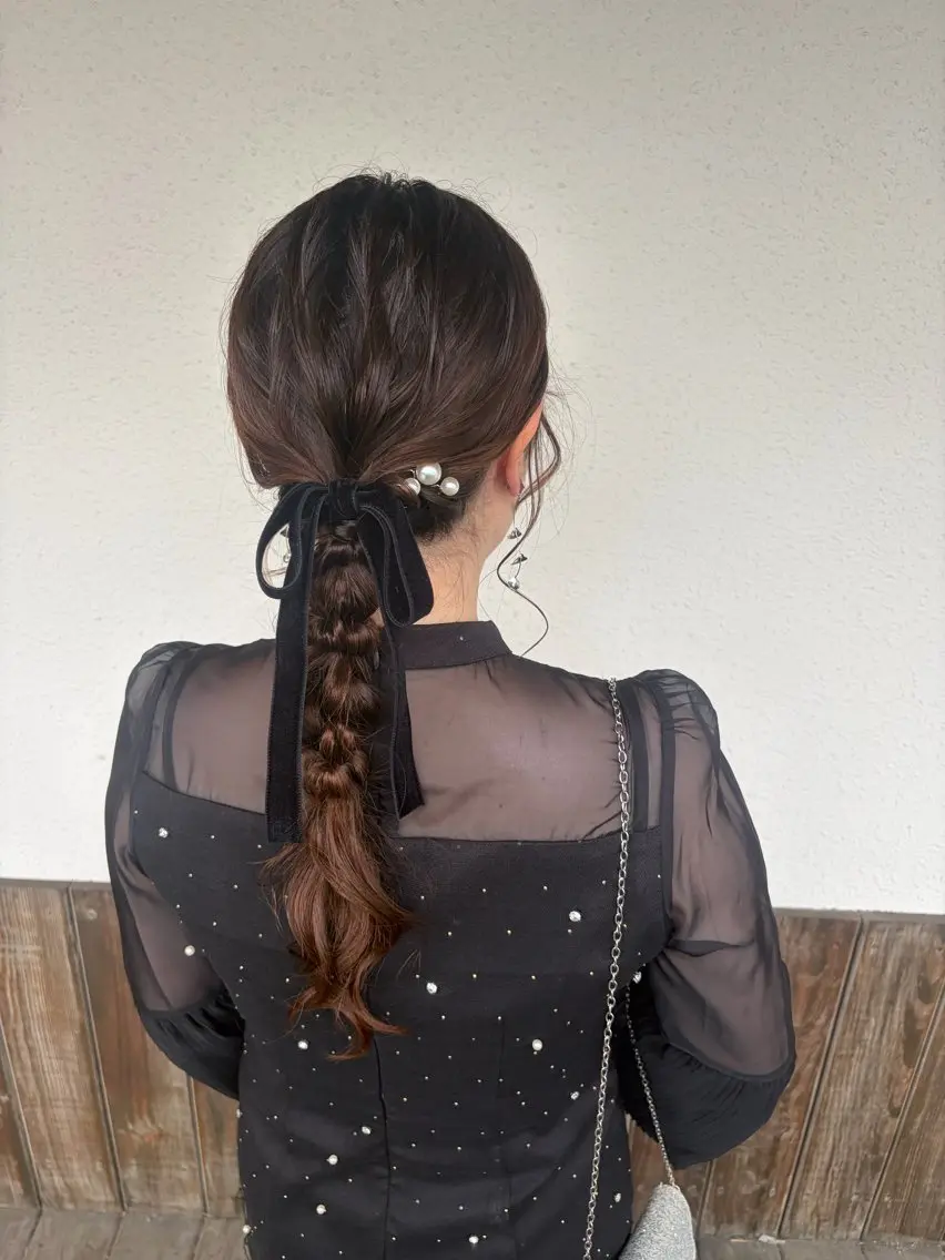 ヘアセットの写真