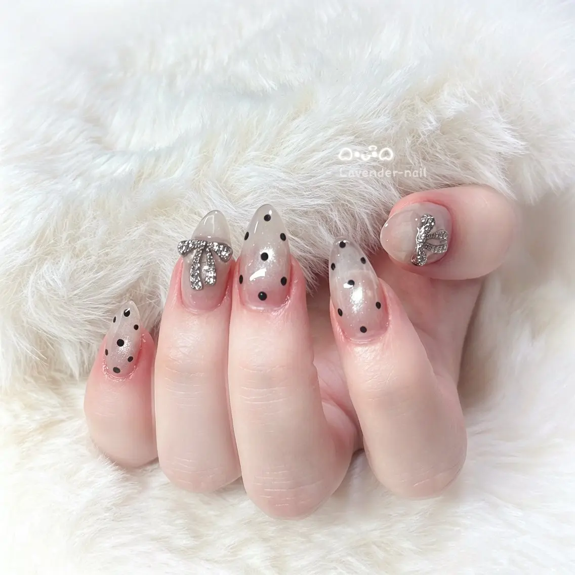 ネイル ハンドネイル Lavender nail·中島公園のネイルデザイン