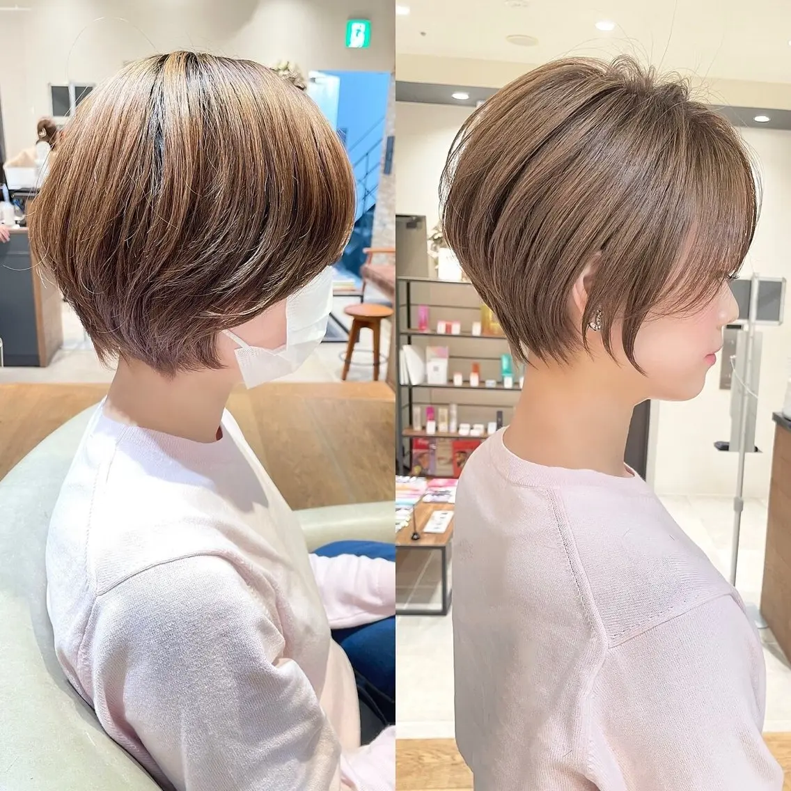 ショート カット ヘアカラー 似合わせショート/ 山見陽のヘアスタイル