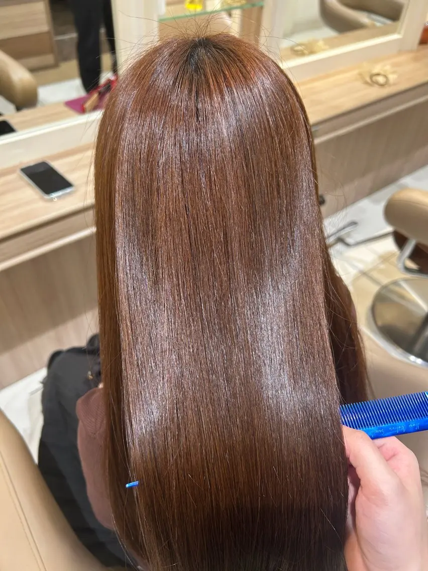 ロング トリートメント 中飯 雪乃のヘアスタイル