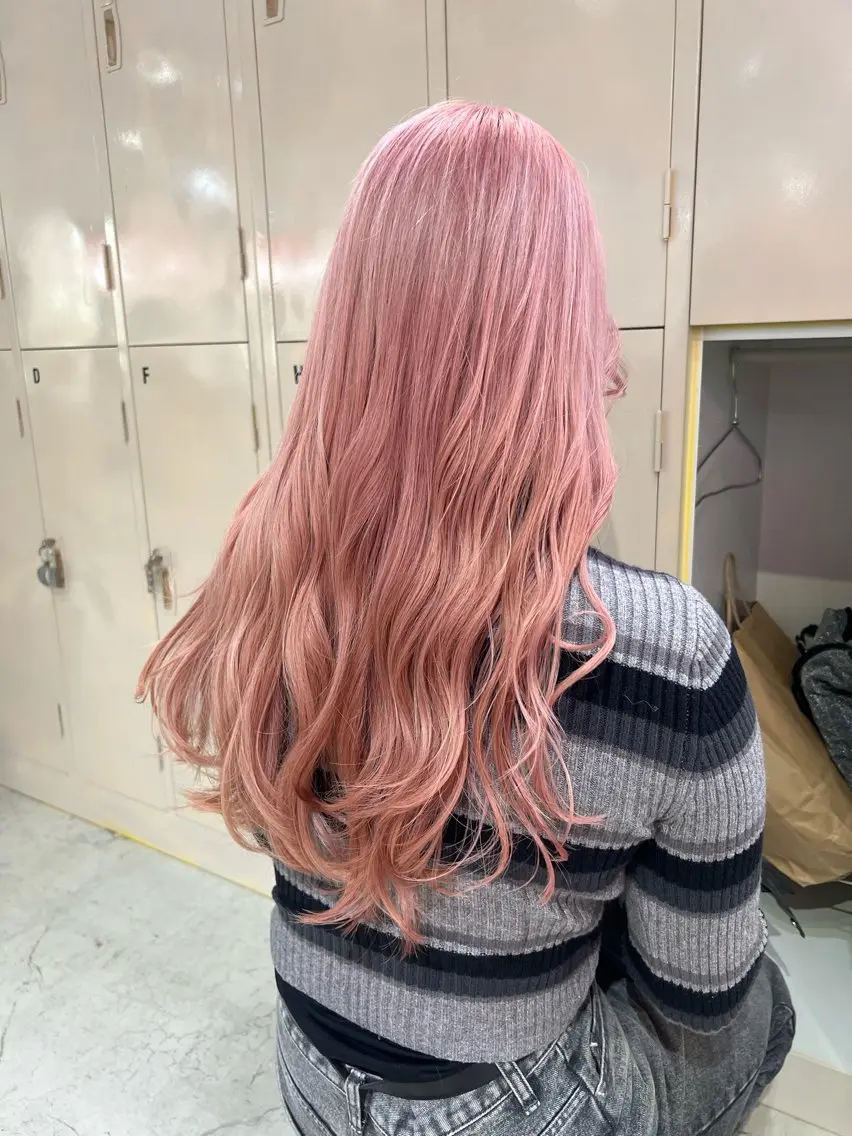ロング ヘアカラー トリートメント 💥ウルフカット デザインあんな💥のヘアスタイル