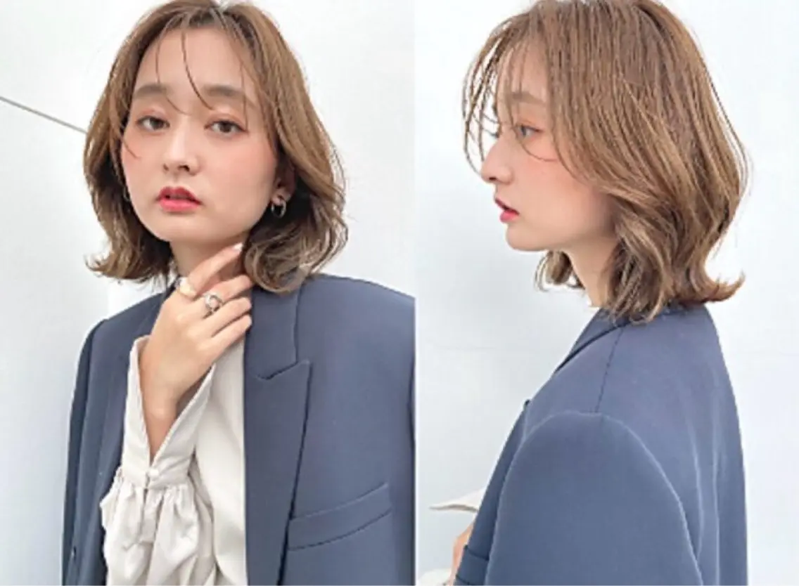 ミディアム 北垣  智美のヘアスタイル