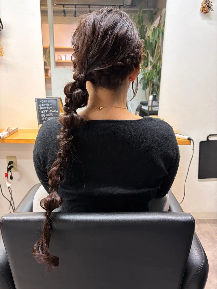 ヘアアレンジ ンジハ えみのヘアスタイル