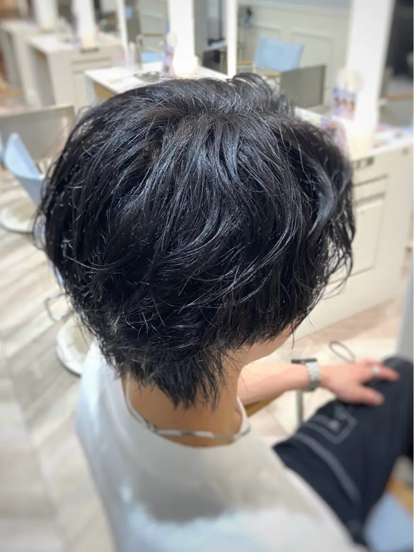 ミディアム ミディアムパーマ カット パーマ ✨垢抜け×大日イオン ×似合わせ井谷拓馬のヘアスタイル
