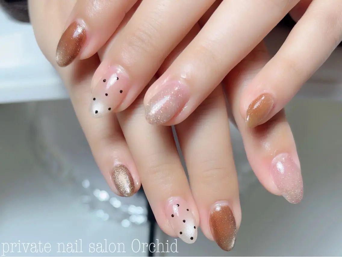 ネイル ハンドネイル nail salon Orchidのネイルデザイン