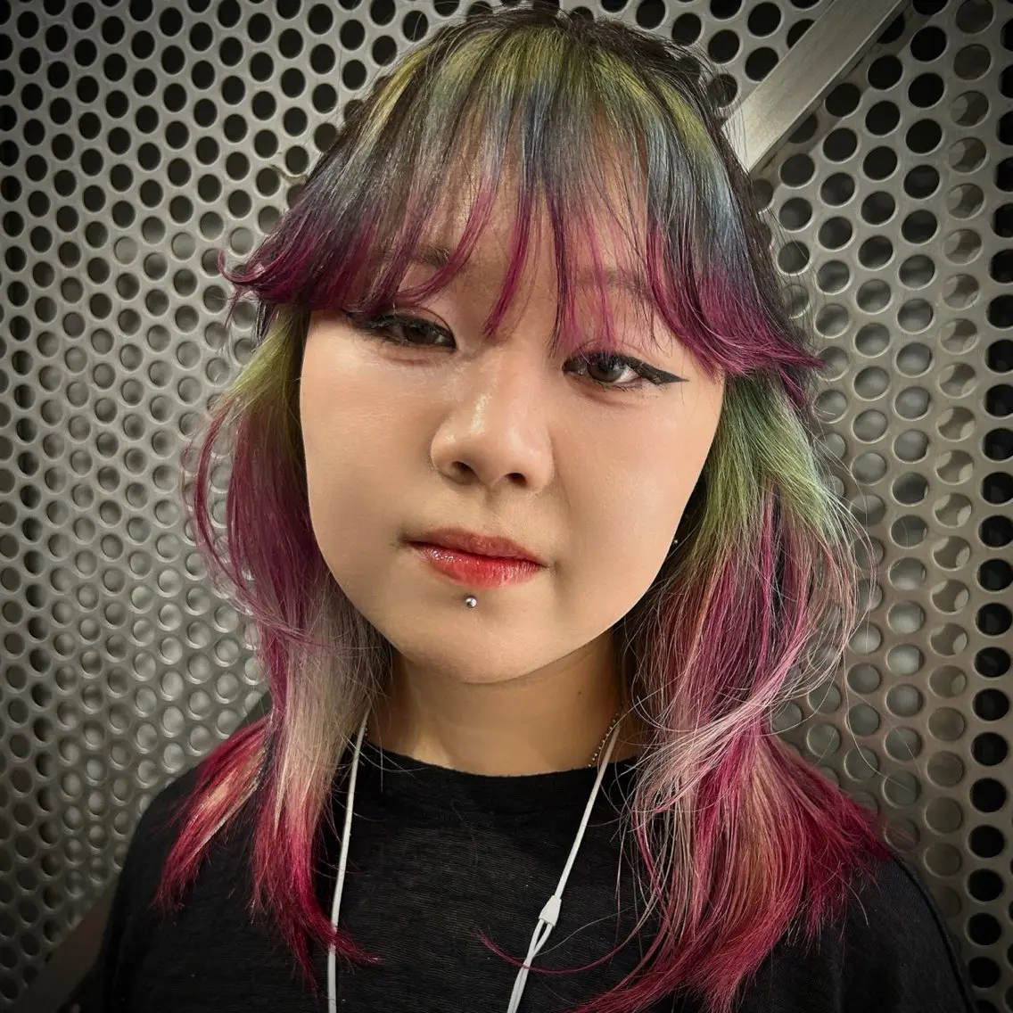 セミロング カラー デザインカラー カット ヘアカラー トリートメント 横浜カラー/ブリーチ SAKI💫のヘアスタイル