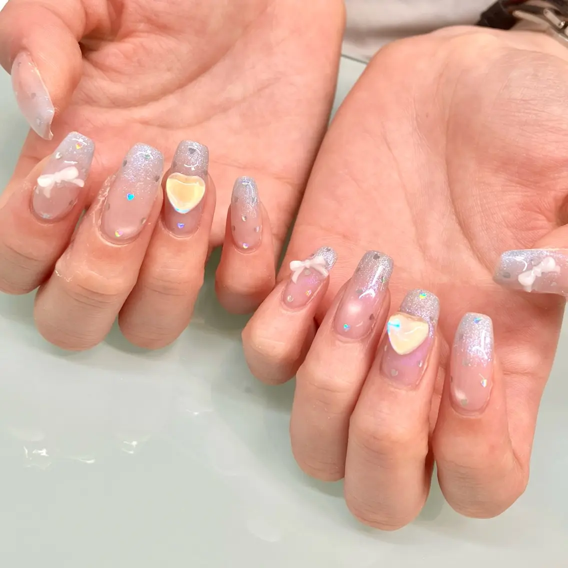 ネイル ハンドネイル Ayaka 🧸☀️ 銀座/韓国ワンホンのネイルデザイン