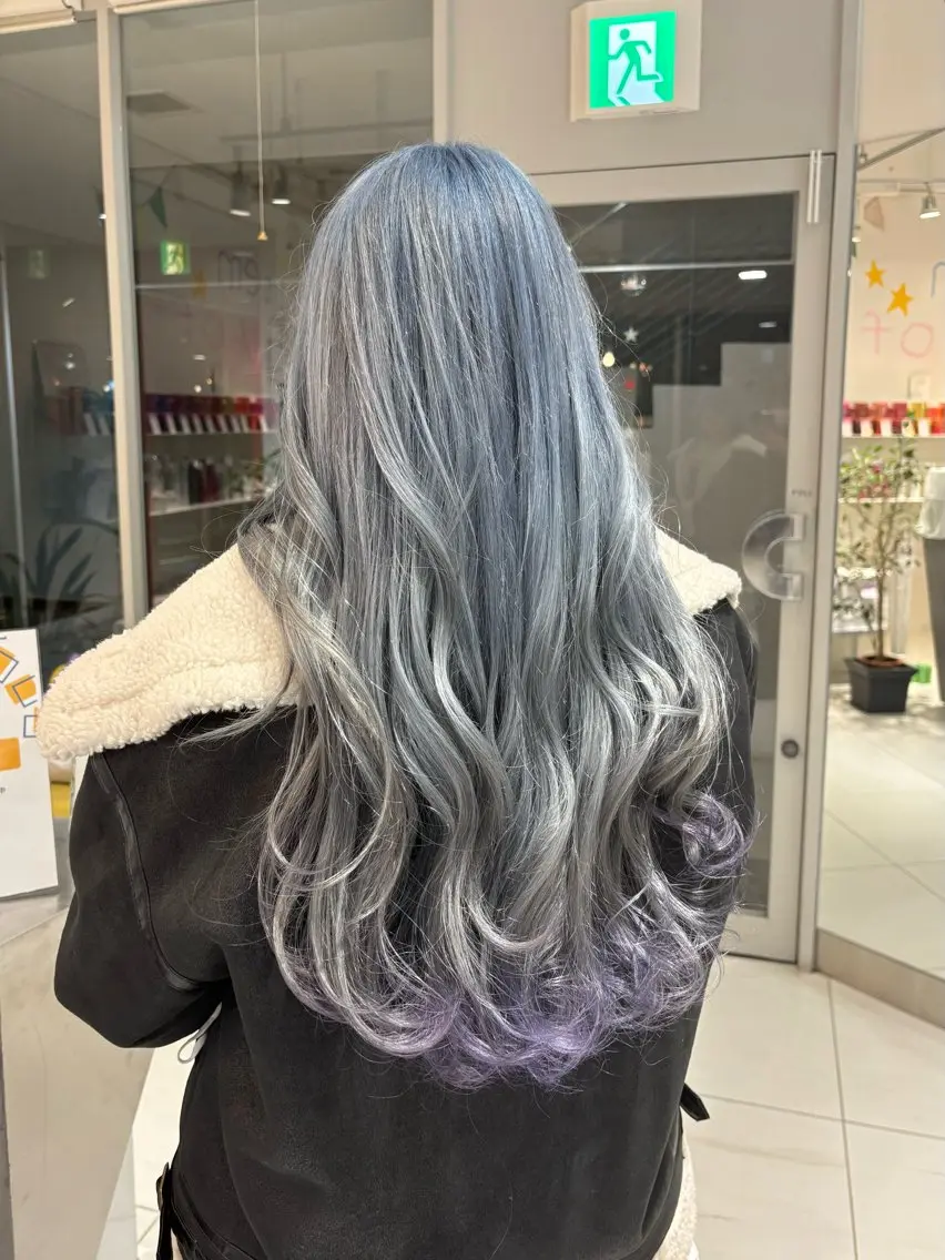 ロング カラー ヘアカラー 浅野 匠のヘアスタイル