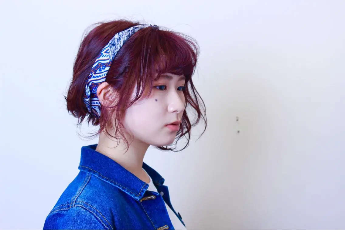 ヘアアレンジ オリーブ系カラー🫒 イノセントヘアのヘアスタイル