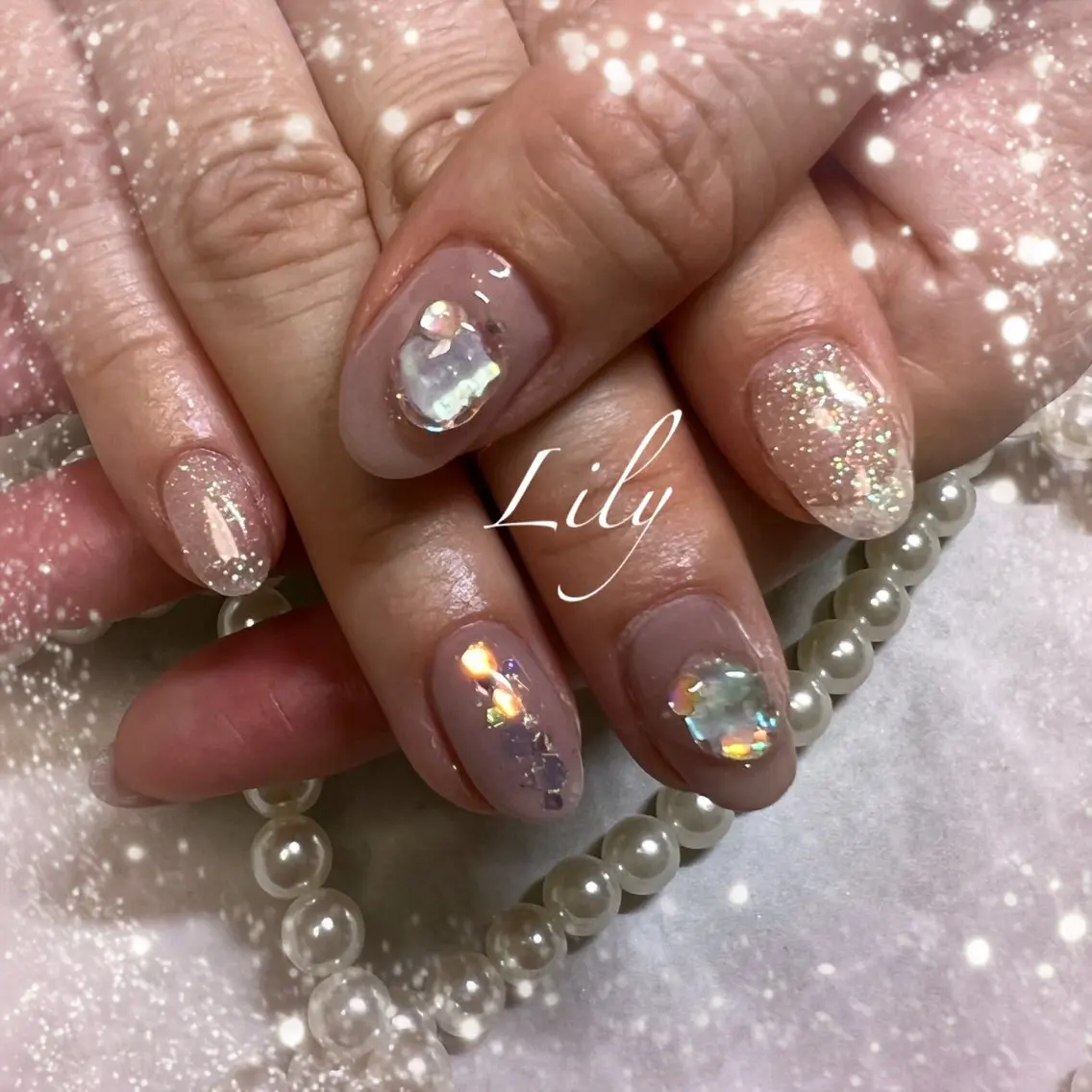 ネイル ハンドネイル Lily*nail 🌻Mii🌻のネイルデザイン
