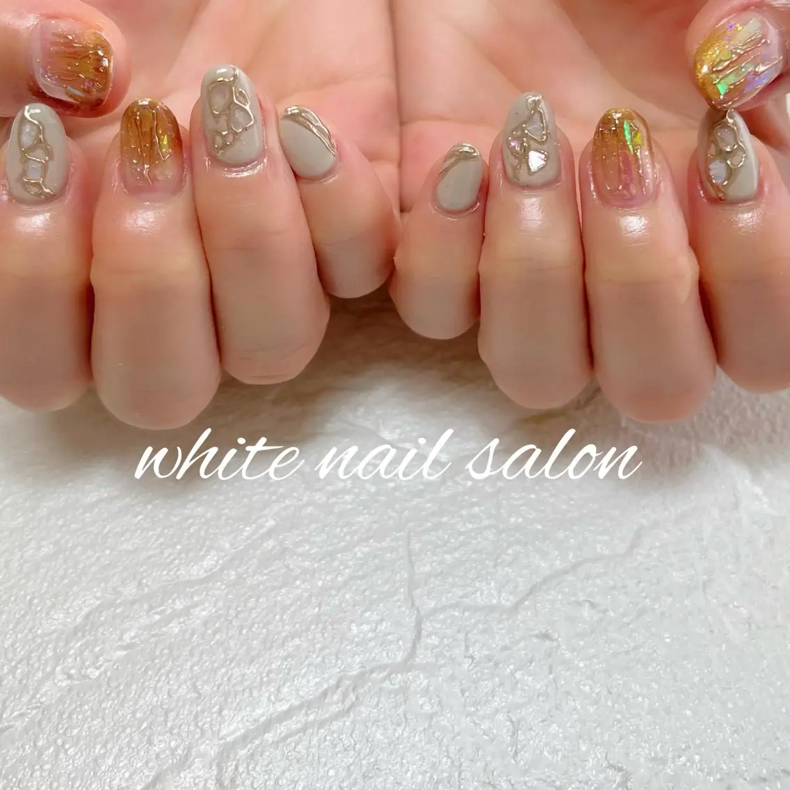 ネイル フットネイル ジェルネイル ハードジェル ラメ(グリッター) 持ち込み white nail salonのネイルデザイン