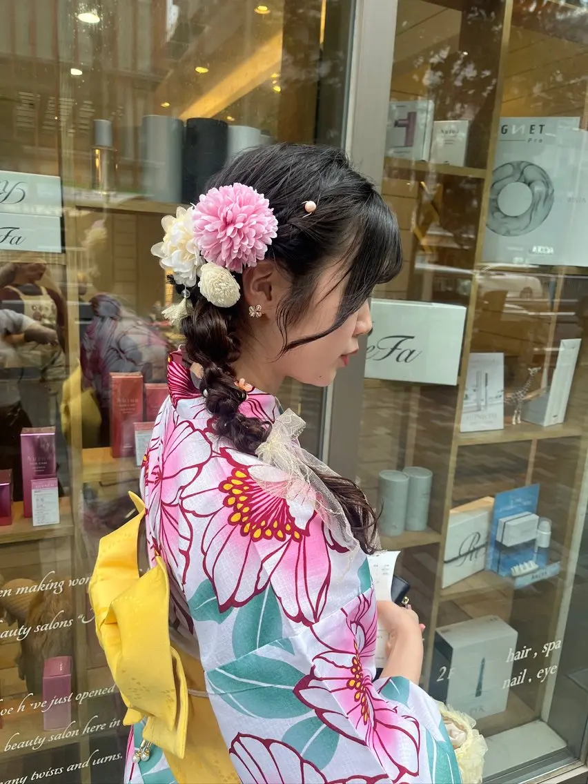 ヘアアレンジ Miwa🦋渋谷/透 明感カラー/韓国ヘアのヘアスタイル