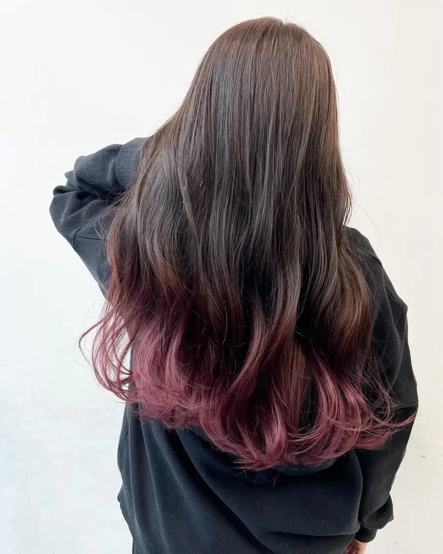 ロング カラー パーマ カット パーマ トリートメント 平日オススメ✨ コスパ&タイパ✨山下のヘアスタイル