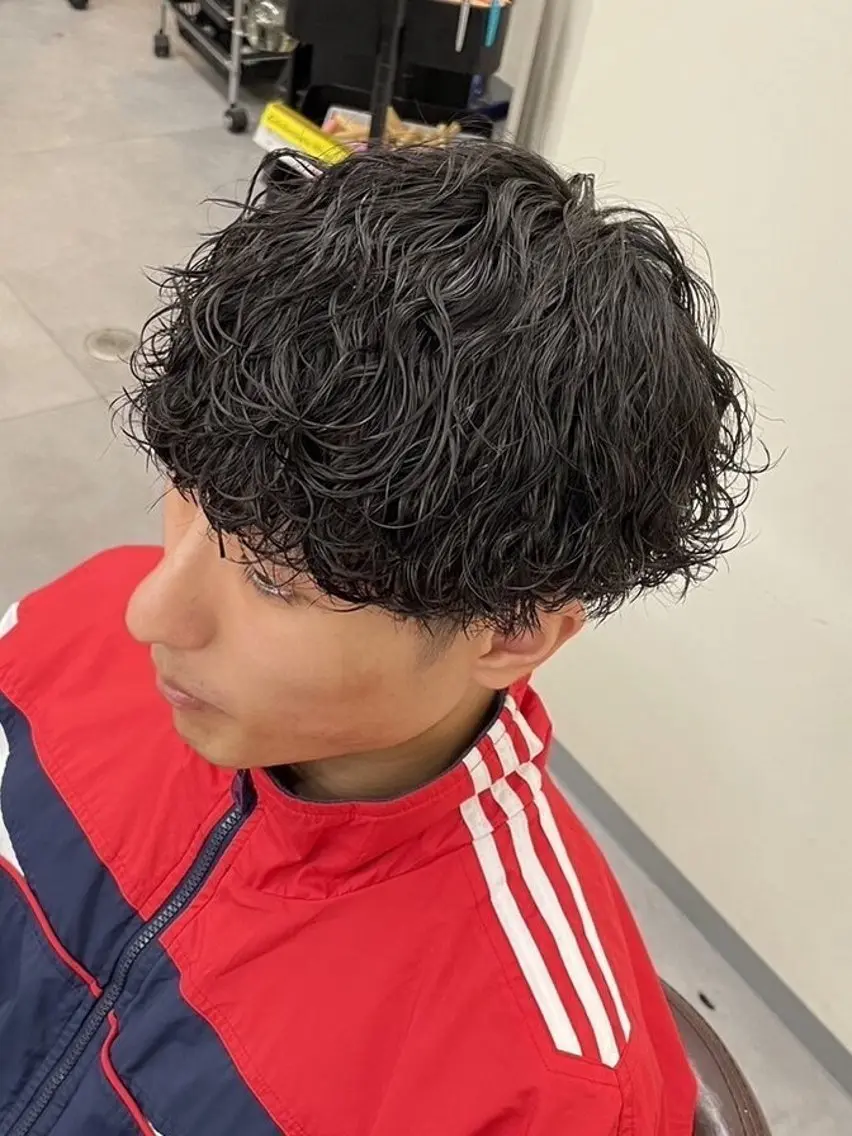 パーマ メンズ カット パーマ メンズスタイリスト/ 髪質改善/居場のヘアスタイル