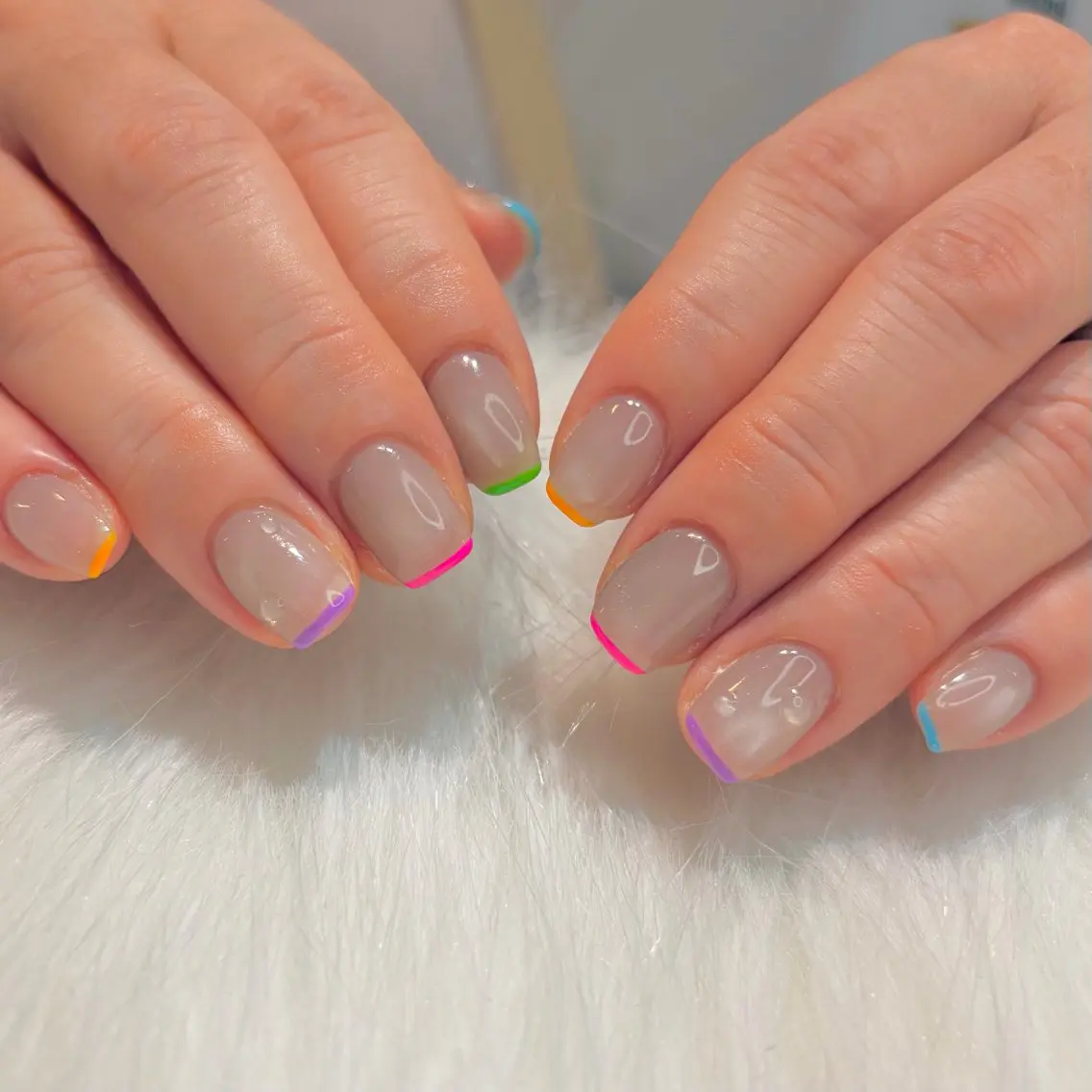 ネイル ハンドネイル MEI 🍑 nail OAKのネイルデザイン