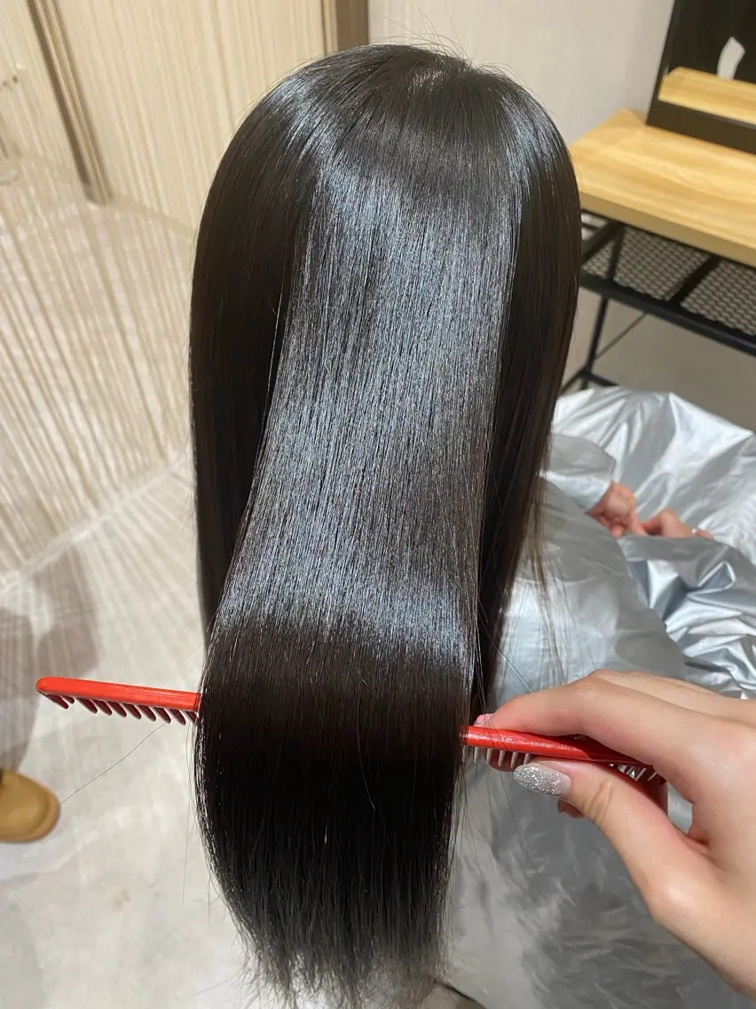 縮毛矯正の写真
