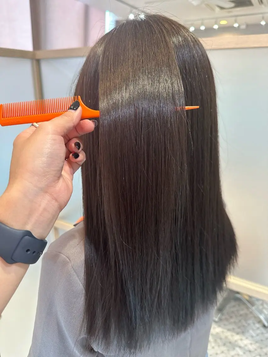ロング カラー ヘアアレンジ REONA🪽✨薬院 レイヤーカット🫧のヘアスタイル