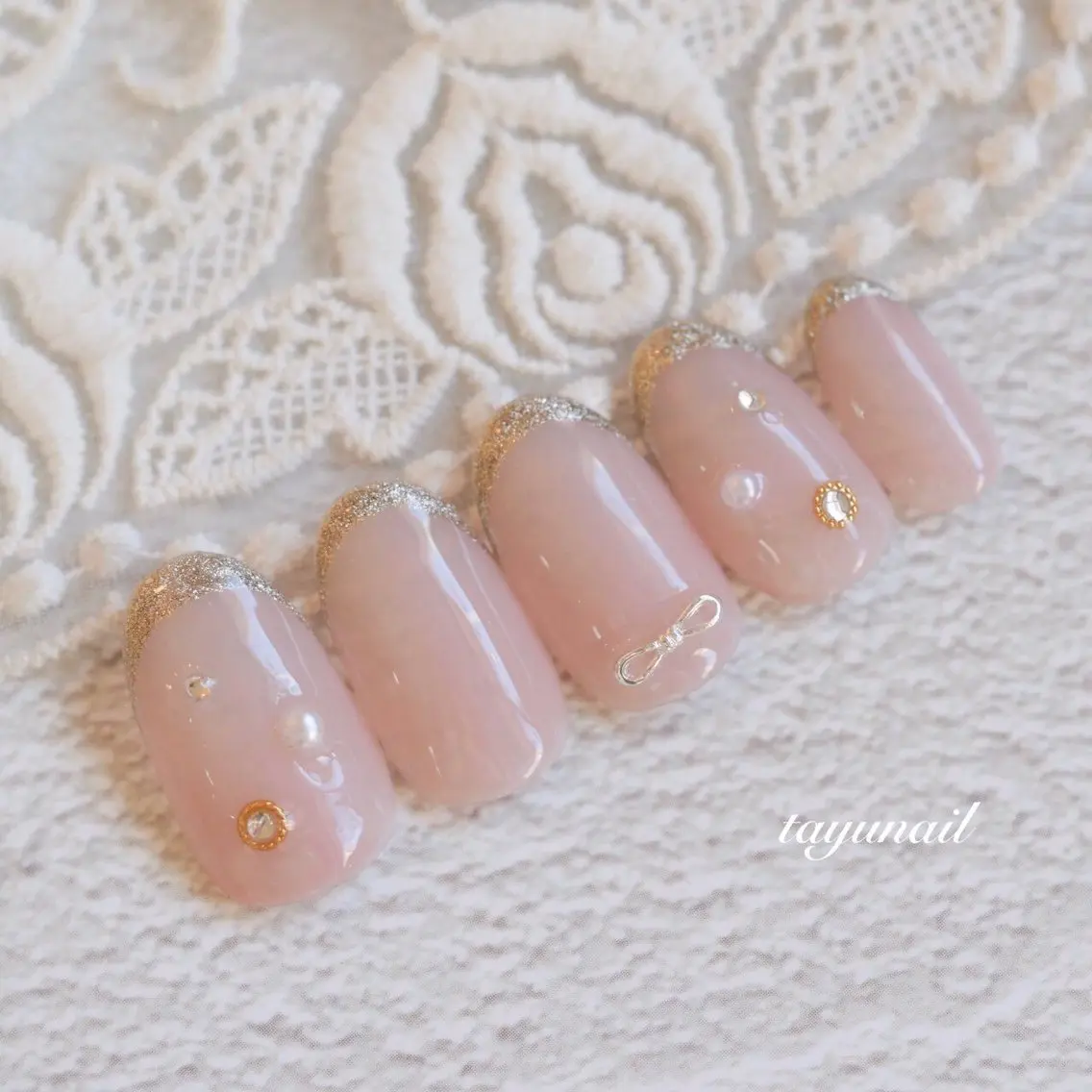 ネイル アートネイル ジェルネイル パラジェル 春ネイル ネイルサロン 【たゆnail】のネイルデザイン