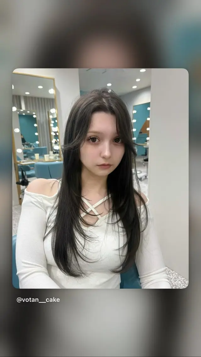 ロング 上谷 圭輝のヘアスタイル