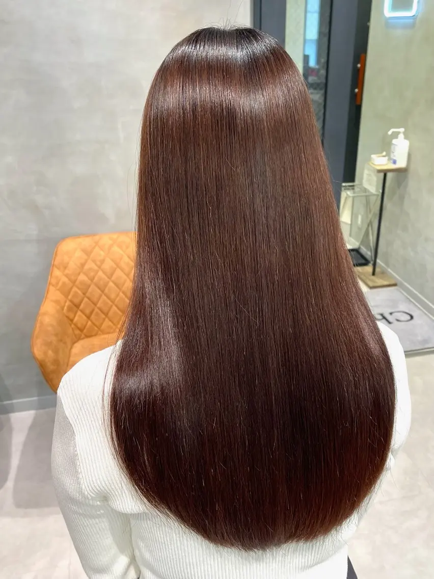 ロング カラー ブラウンカラー ヘアカラー 上品♡ブラウン💎 アレンジ🩰Rimiのヘアスタイル