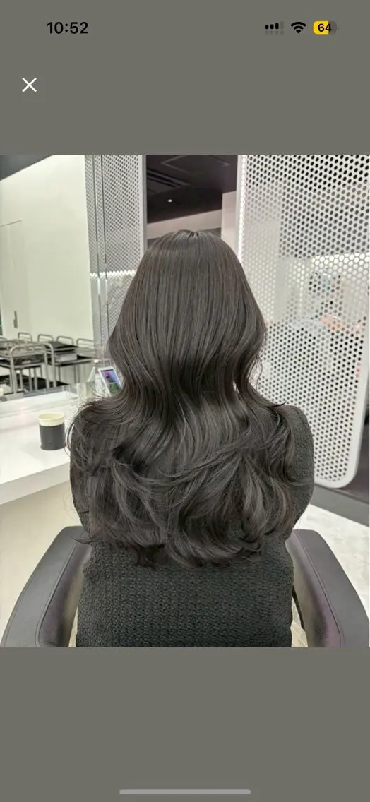 カラー 透明感🫧韓国 🫧hana🫧のヘアスタイル
