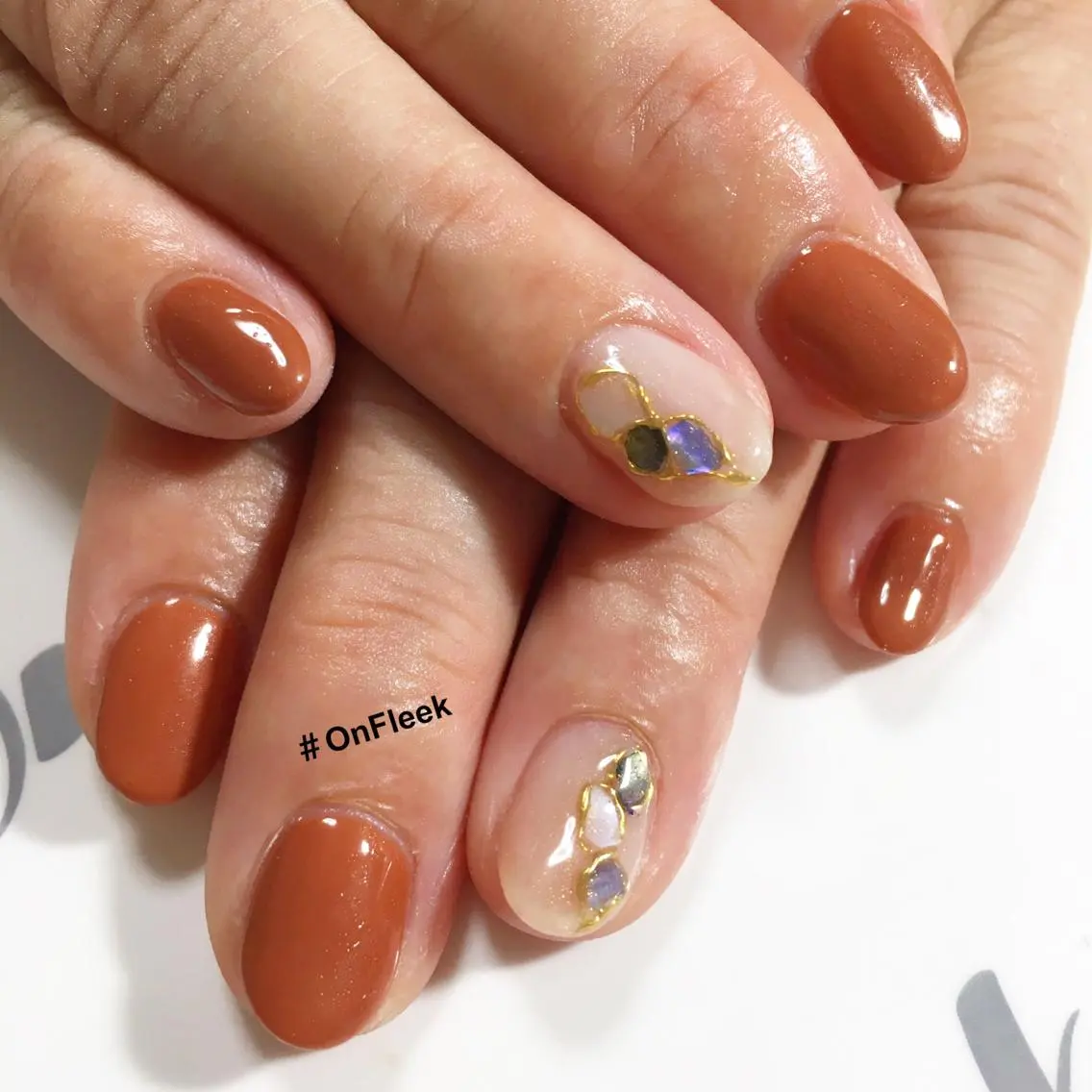 ネイル ハンドネイル NailSalon ＃OnFleekのネイルデザイン