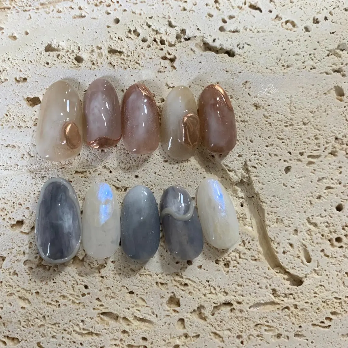 ネイル ジェルネイル パラジェル Léa nailのネイルデザイン