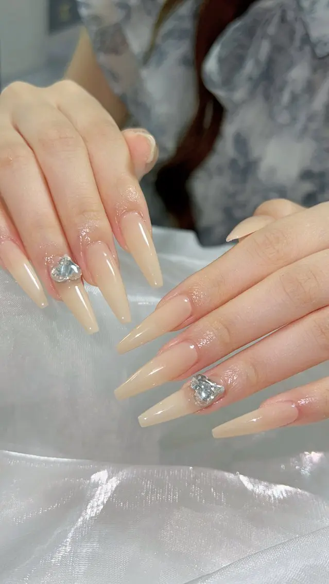 ネイル 成人式 ロングネイル マグネットネイル 大理石ネイル(マーブル) リボン ZUZU AMEE NAILのネイルデザイン