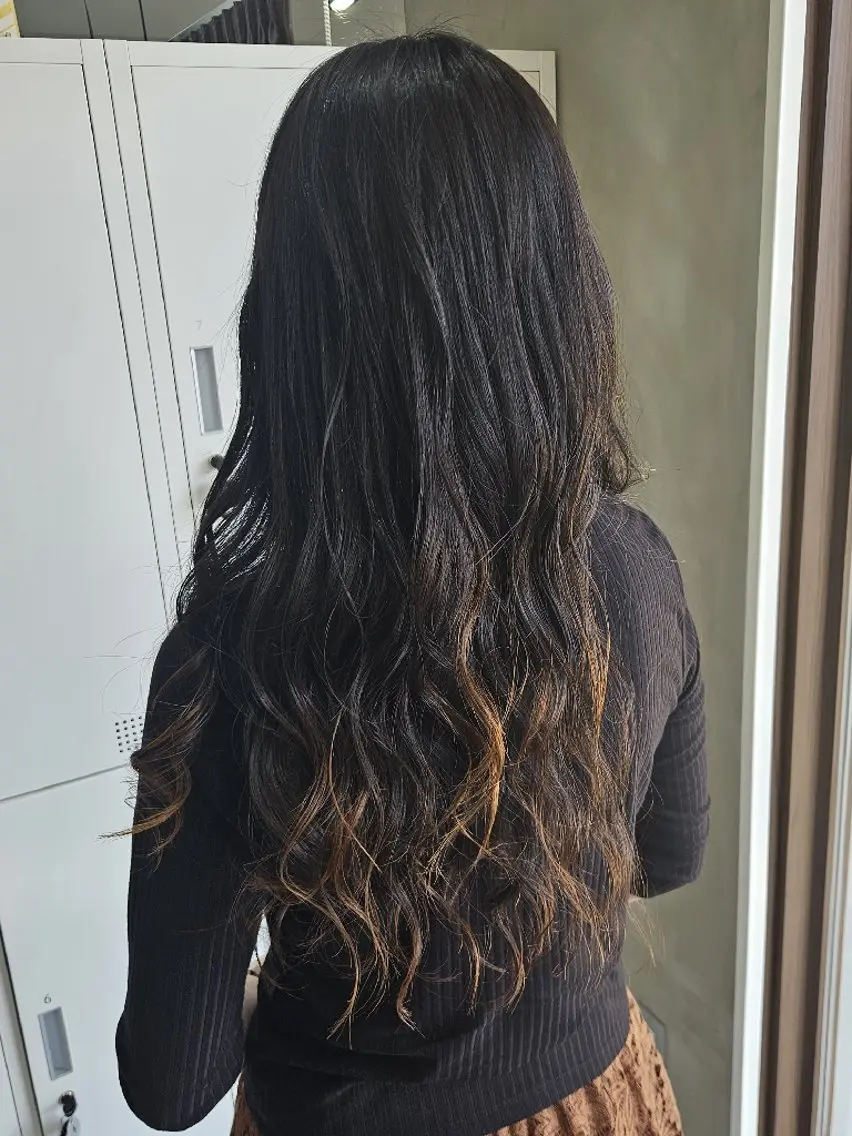 カラー パーマ ロング ロング 【GRANDEUR】 Matsuiのヘアスタイル