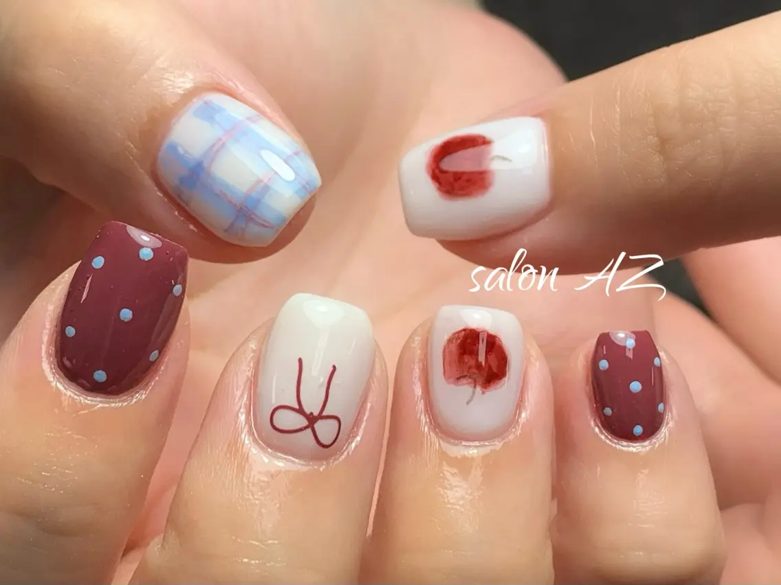 ネイル オフィスネイル ハンドネイル salon AZのネイルデザイン