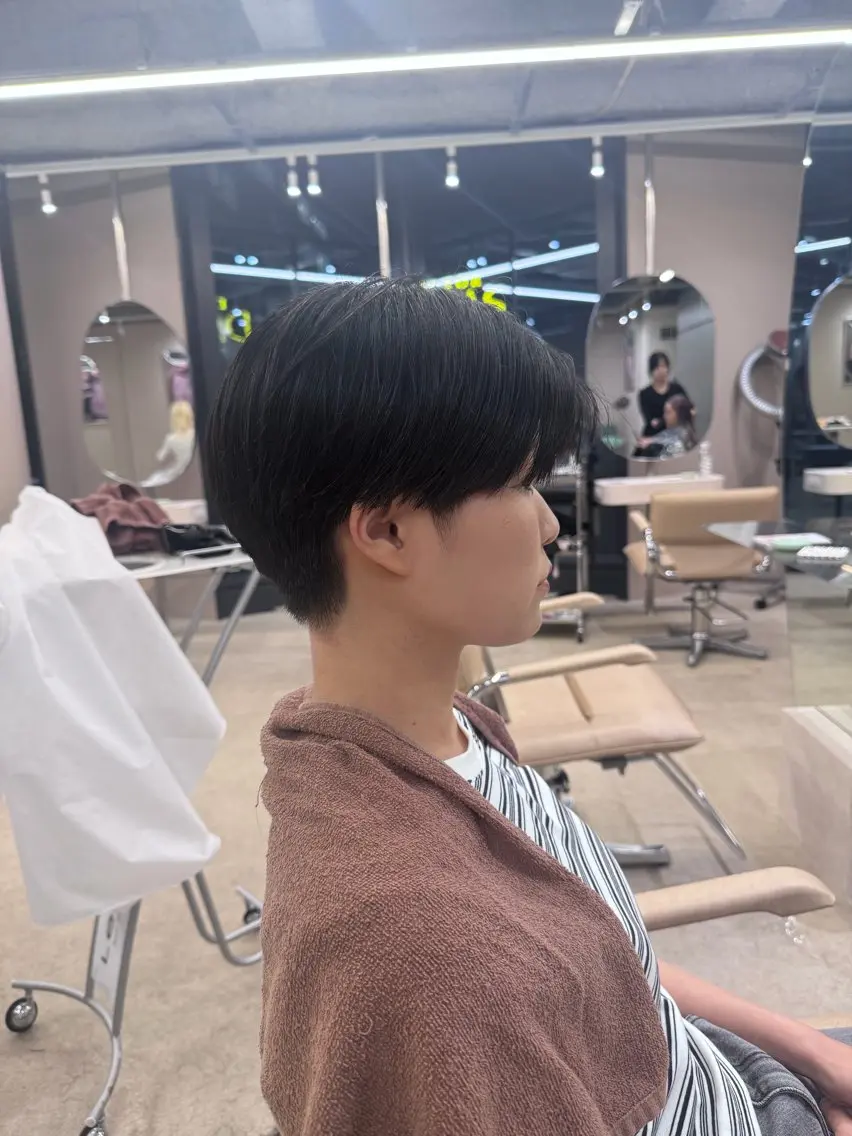 🤍ྀི˚*.꒰メンズの毛流れストレート+カット꒱.*˚🤍の写真