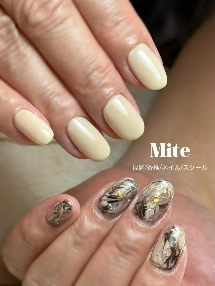 ニュアンスネイルの写真