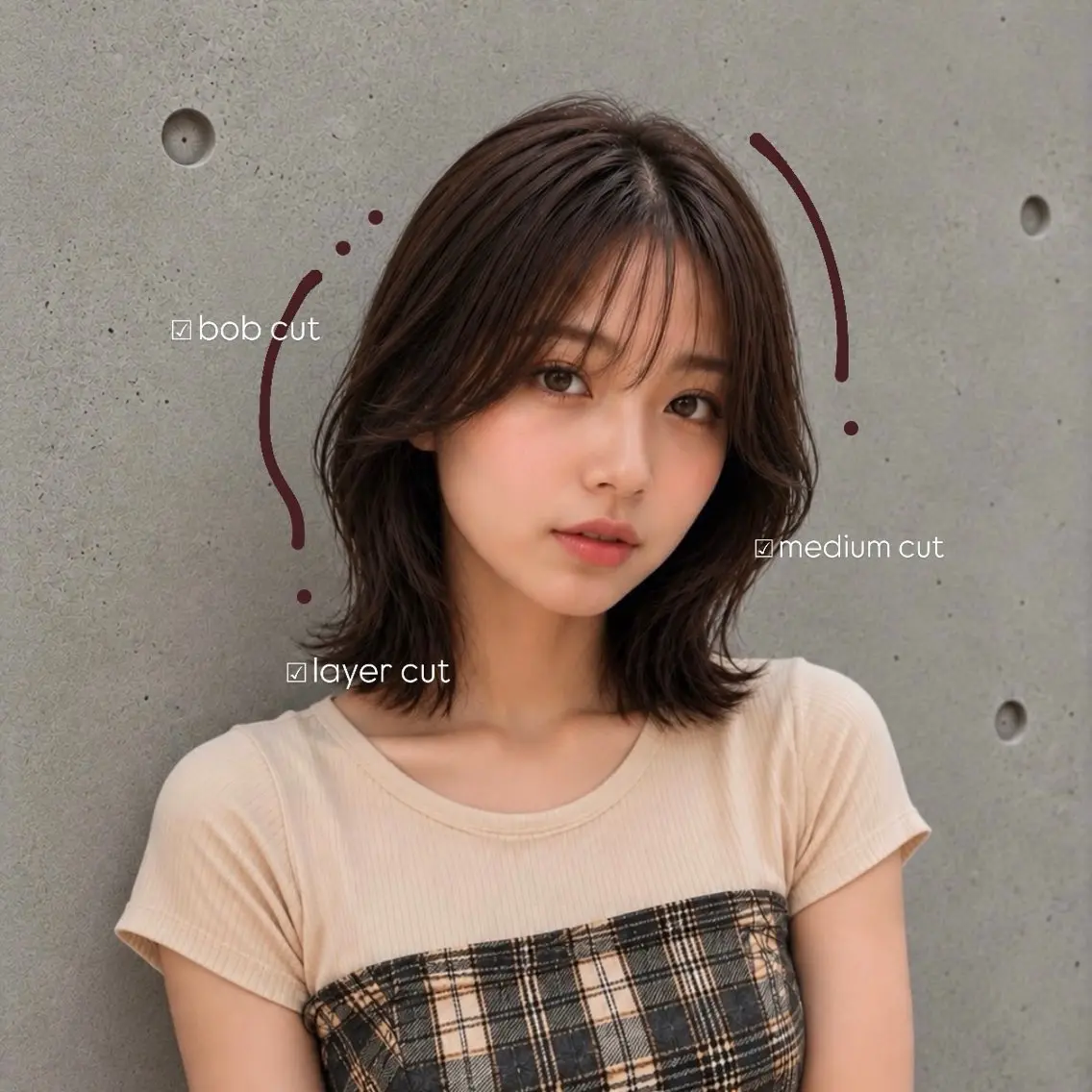 🤎ボブ〜ミディアム限定🤎カット+トリートメントの写真