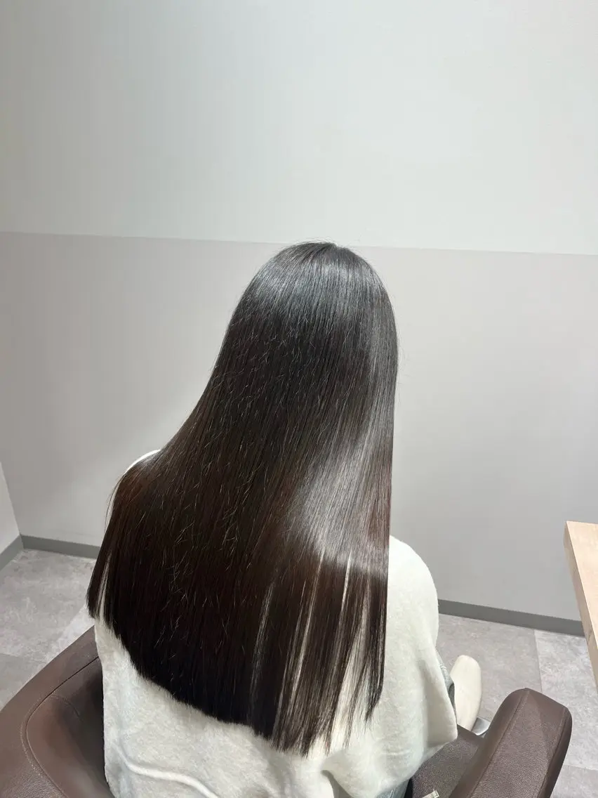 ロング カット トリートメント 大宮レイヤーカット× 透明感カラー　rioのヘアスタイル
