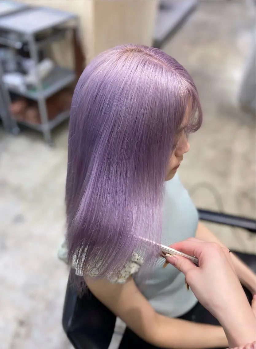 🎀ダブルカラー🎀(ケアブリーチ➕カラー) /リタッチも🙆♀️の写真