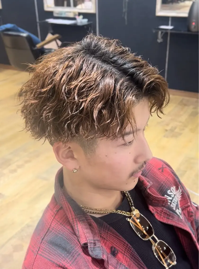 カラー パーマ メンズ メンズパーマ カット ヘアカラー 【メンズ特化美容師】 /澤口直磨のヘアスタイル