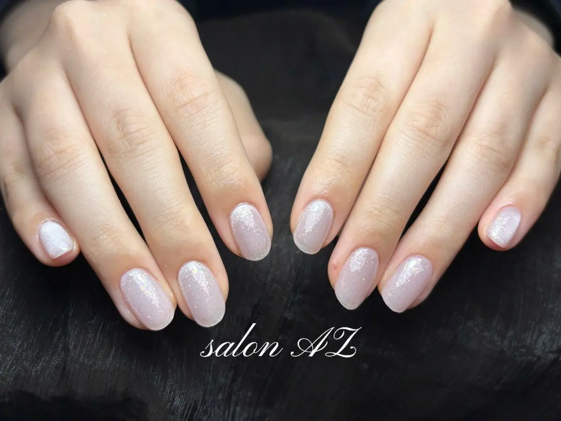ネイル 長さ出し フットネイル フレンチネイル マグネットネイル ニュアンスネイル ハンドネイル salon AZのネイルデザイン