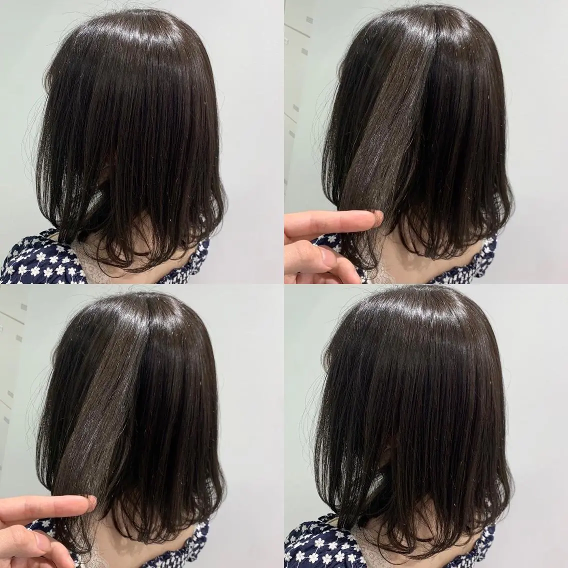 ミディアム ヘアカラー ヘッドスパ ヘアセット 🪞透明感カラー🫧 縮毛矯正🥇かずきのヘアスタイル